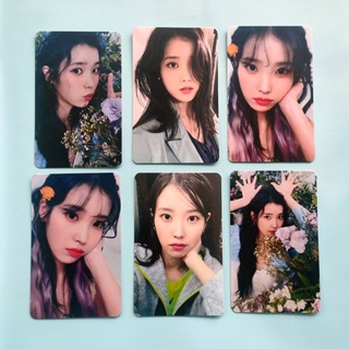 โปสการ์ด รูปภาพ IU THE GOLDEN HOUR ขนาดเล็ก สําหรับเก็บสะสม 6 ชิ้น ต่อชุด