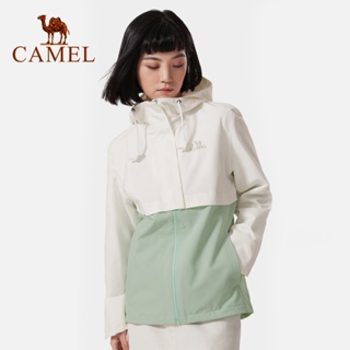 สินค้า Camel เสื้อแจ็กเก็ตเดินป่า ผู้หญิง กันลม กันน้ํา ปีนเขา เดินป่า กลางแจ้ง