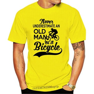 เสื้อครอปสายฝอ Asla Underestimate yaşlı adam bisiklet T Shirt bisiklet bisiklet bisiklet baba baba hediye erkek sokak gi