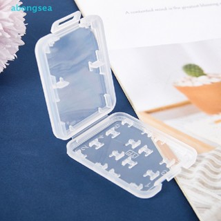 abongsea 1Pc Transparent Protector Holder Micro Box For SD SDHC TF MS Memory Card Case Nice