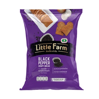 ภาพขนาดย่อสินค้าขนมปังหน้าพริกไทยดำ ลิตเติลฟาร์ม / Little Farm Black Pepper Bread 100 G