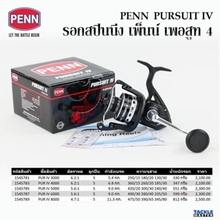 รอกตกปลา PENN PURSUIT IV รุ่นใหม่ล่าสุด