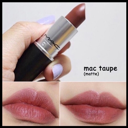 cosmetichub69-แท้ทั้งร้าน-แบ่งขายลิปสติก-mac-lipstick-สี-taupe-ขนาด-0-25-g-แบ่งขายใส่กระปุก-แถมแปรงทาลิปฟรี