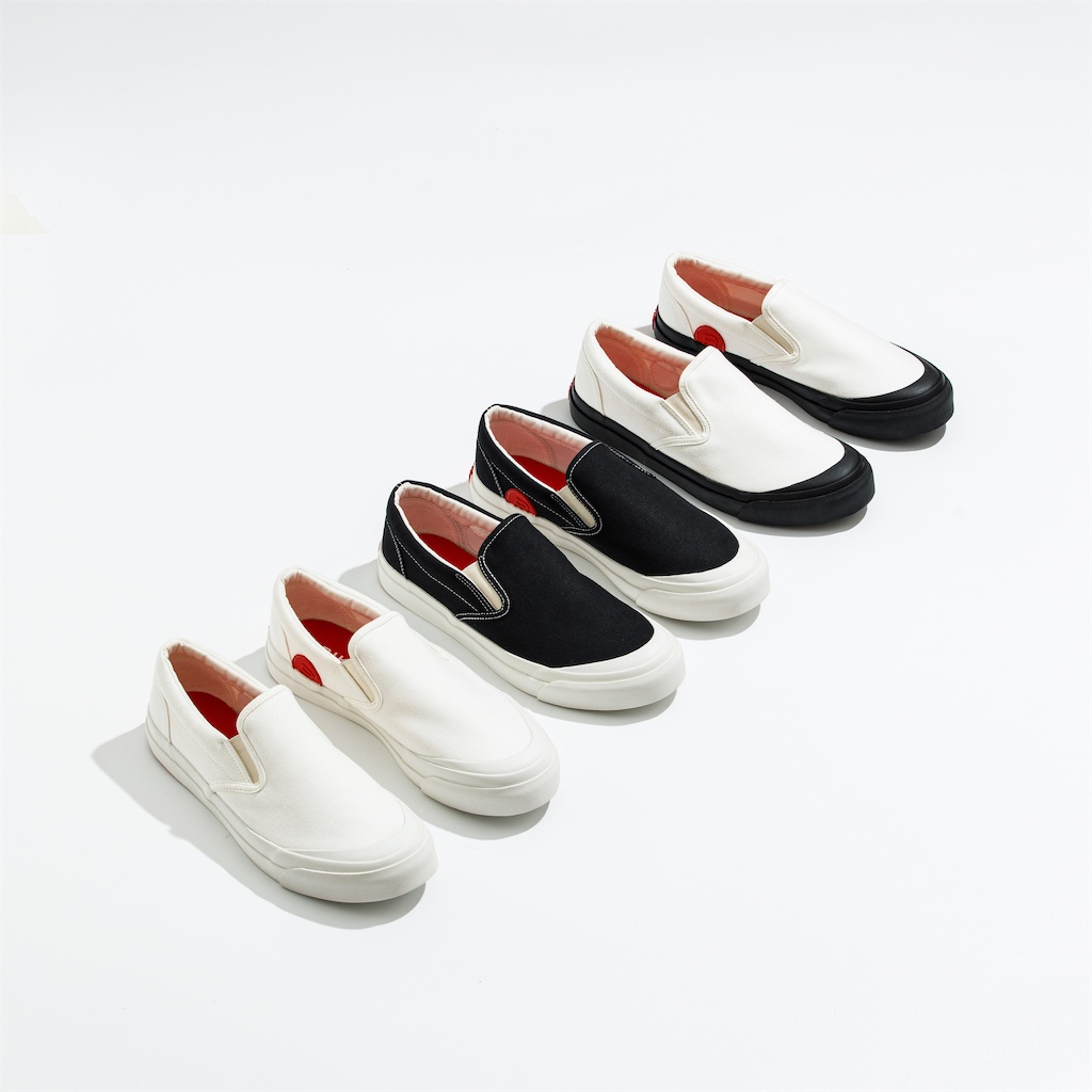 ราคาและรีวิวBIKK - รองเท้าผ้าใบ รุ่น "Go" Canvas Slip-On Sneakers Size 36-45 / รองเท้าผู้หญิง / รองเท้าผู้ชาย / รองเท้า