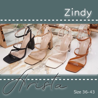 Arista ( 🇹🇭 Ready to ship) รองเท้าผู้หญิงส้นสูง  รัดข้อเท้า ดีไซน์เก๋   รุ่น Zindy ( ART-039 )