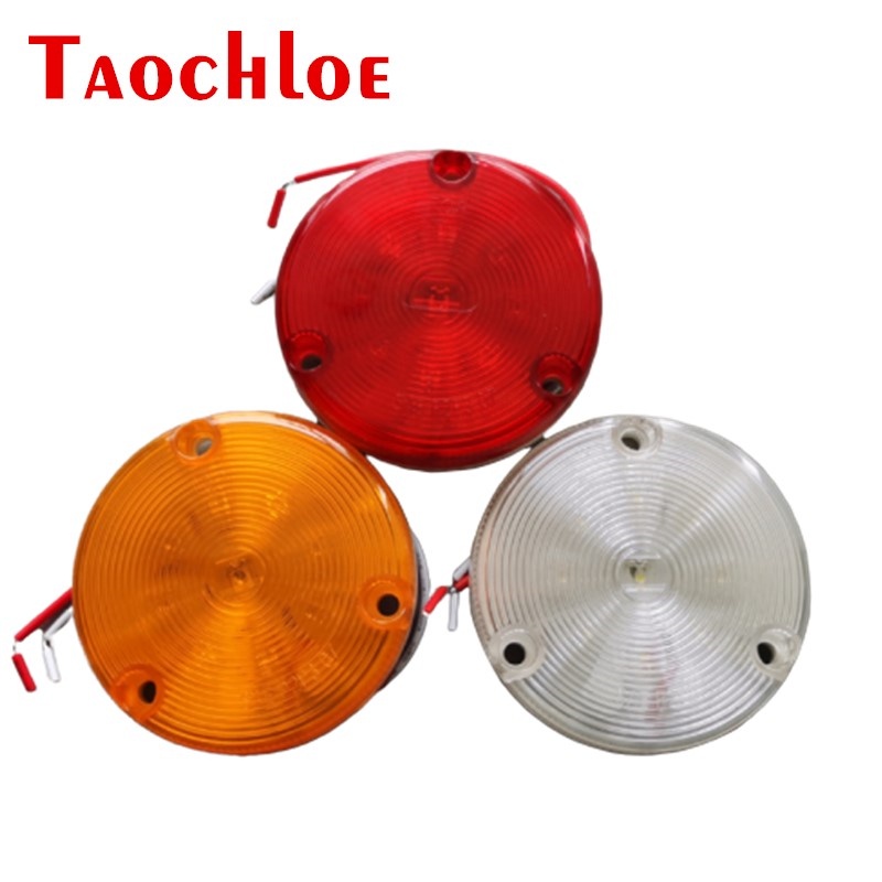 2Pcs 12V 24V 3" Emark LED Side Marker Light For Truck Trailer Clearance