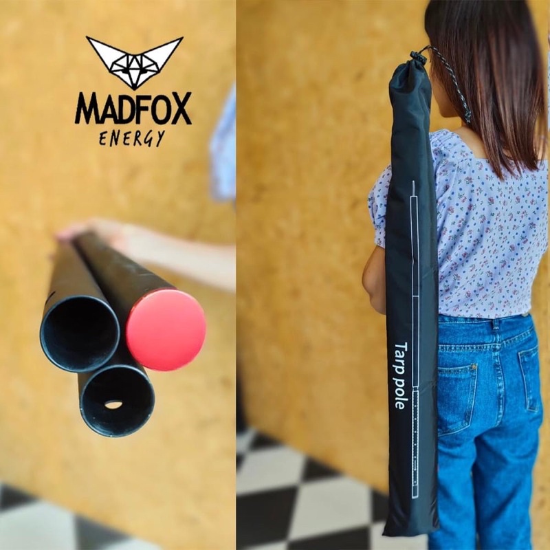 เสาฟลายชีท Madfox อะลูมิเนียม 2.8 M. | Shopee Thailand
