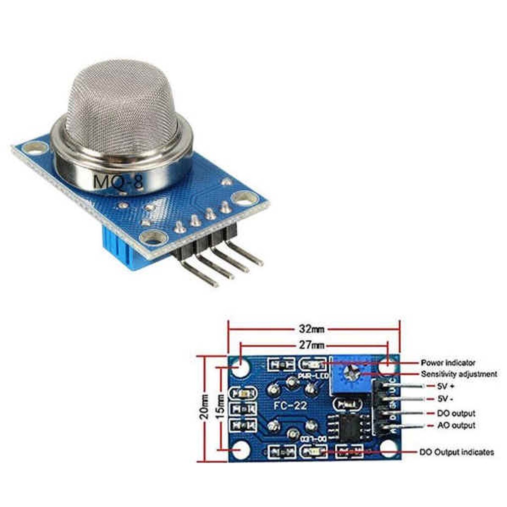 mq-8-โมดูลเซ็นเซอร์ตรวจจับแก๊สไฮโดรเจนในอากาศ-hydrogen-gas-sensor-module