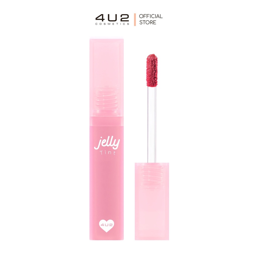 ราคาและรีวิว4U2 Jelly Tint - ลิปทินท์เนื้อเยลลี่ปากนุ่มหนุบ