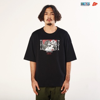 เสื้อยืด One Piece Film Red ลิขสิทธิ์แท้จากญี่ปุ่น 01OP-67 BK