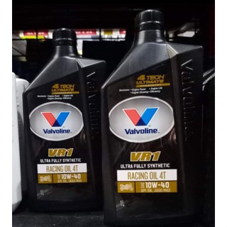 วาโวลีน วีอาร์วัน เรซซิ่งออยล์ 4ที SAE10W-40 ขนาด 1 ลิตร Valvoline VR1 Racing Oil 4T