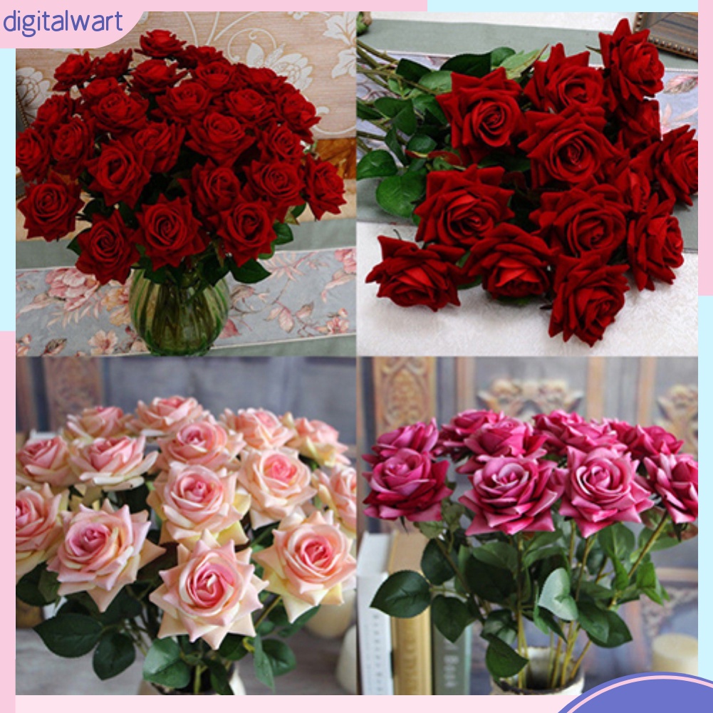 dg-1-ชิ้น-ดอกไม้ประดิษฐ์-กุหลาบปลอม-สำหรับประดับช่อดอกไม้-แต่งงาน