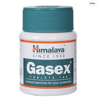 Himalaya Gasex สมุนไพรขับลม บรรเทาอาการท้องอืด ท้องเฟ้อ