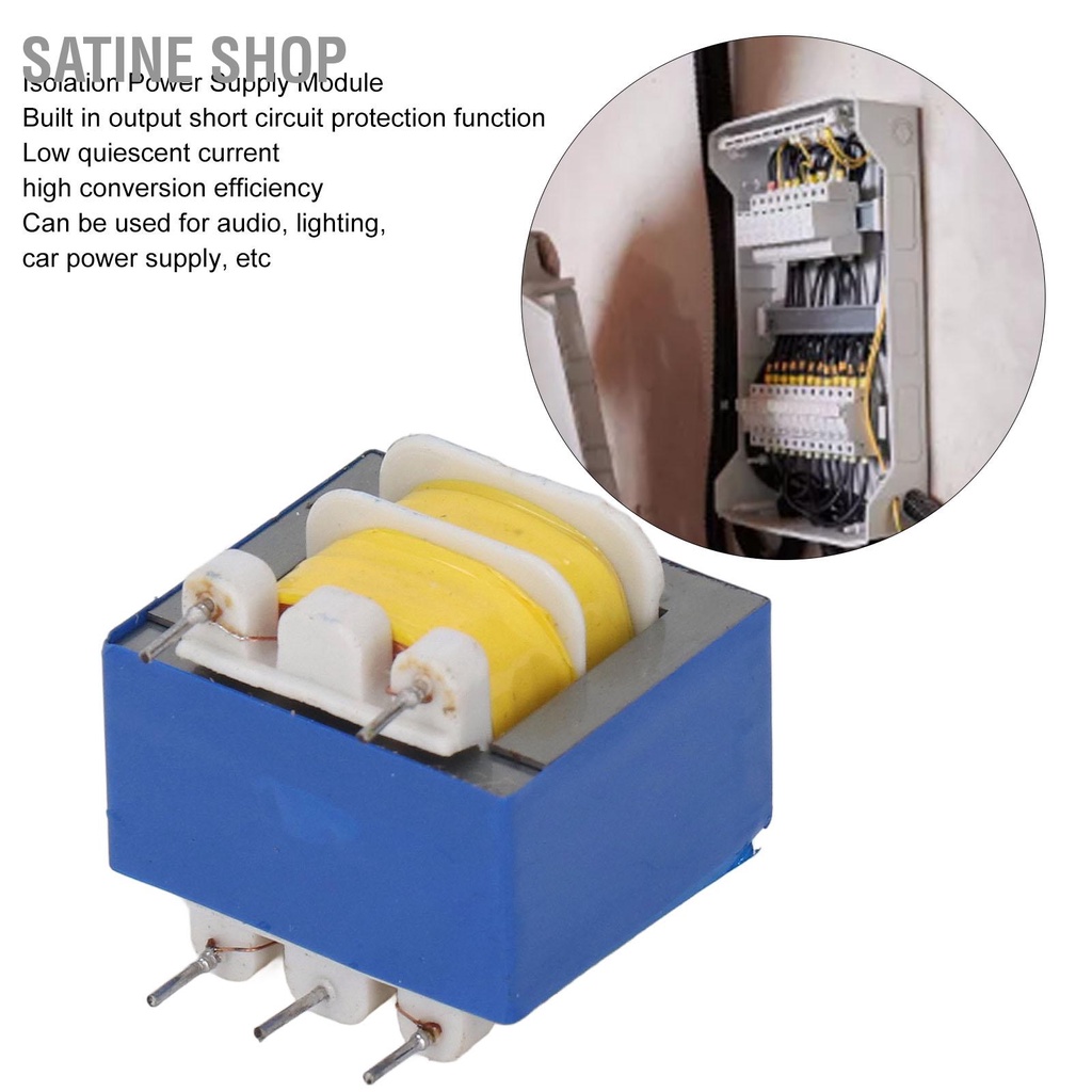 SaTine Shop Isolation Power Supply Module 50HZ 5 Pin Transformer for