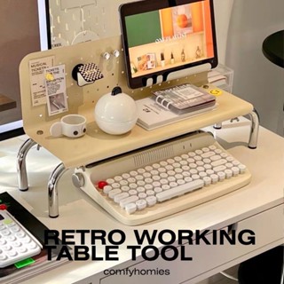 ชั้นวางของโต๊ะทำงาน RETRO WORKING TABLE TOOL /comfyhomies/