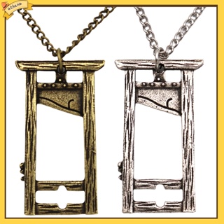 [Athena] เครื่องประดับ สร้อยคอ จี้กรอบรูป Guillotine สไตล์โกธิค เหมาะกับของขวัญ