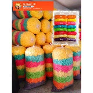 อาหารปลาข้าวโพดสีทำกระทง ถุงจัมโบ้ใหญ่ที่สุดคละสี7-8สี .ใส่เต็มถุงยึดถุงเป็นหลัก