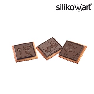 Silikomart CKC01 Silicone Mould Cookie Snowman (PT1191)