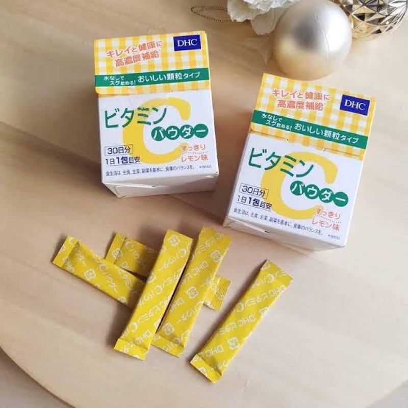 ภาพสินค้าDHC Vitamin C Powder Lemon ปรับสภาพผิวให้กระจ่างใส และยังช่วยในเรื่องสุขภาพ เสริมสร้างภูมิคุ้มกัน ป้องกันหวัด จากร้าน akina_japan123 บน Shopee ภาพที่ 3