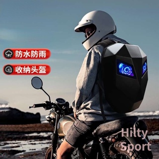Hilty Sport⚫⚫ กระเป๋าเป้สะพายหลัง ใส่แล็ปท็อป ควบคุมผ่านแอป จอแสดงผล Led สําหรับผู้ชาย ขี่จักรยานยนต์ เดินทาง ธุรกิจ กลางแจ้ง