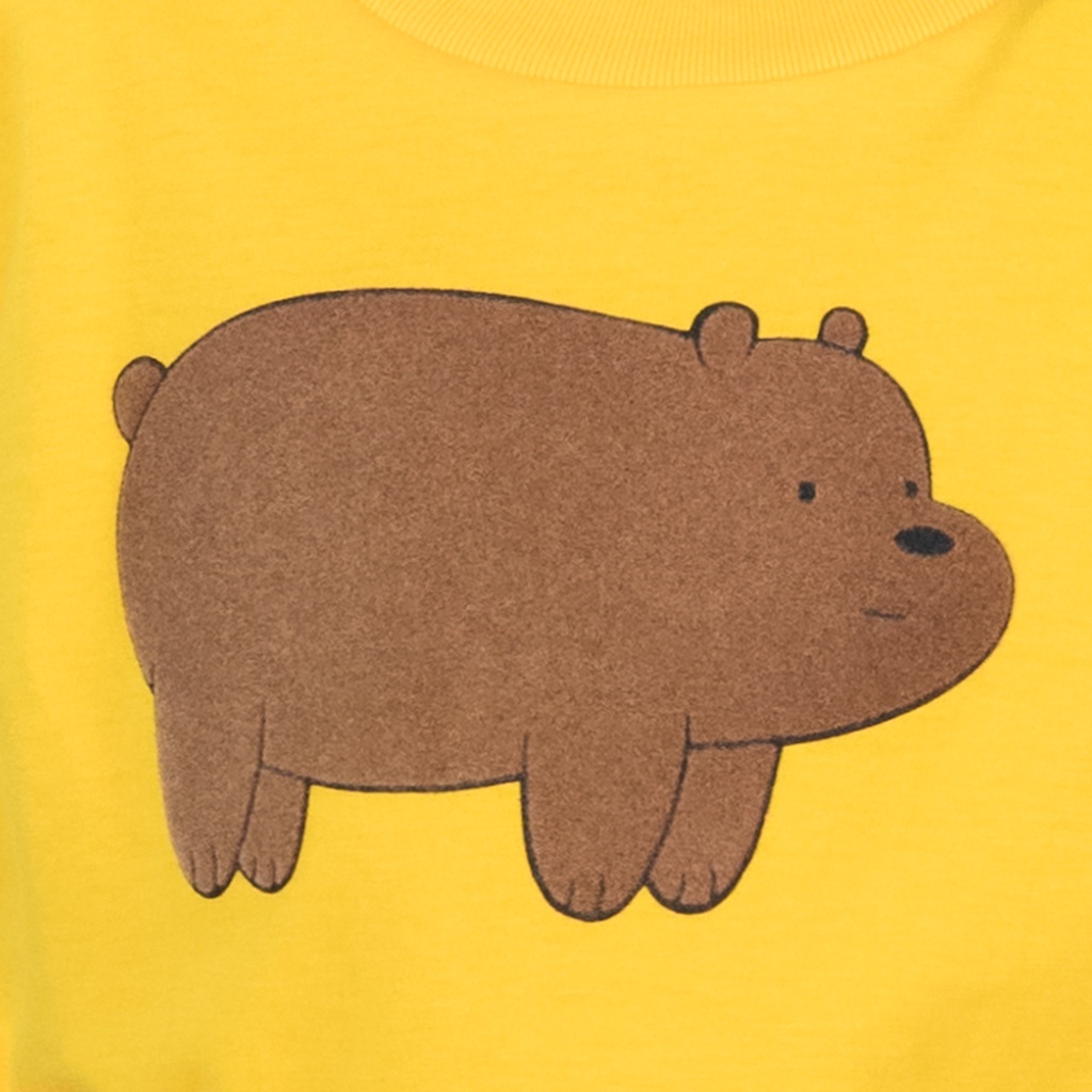 dosh-kids-unisex-t-shirts-we-bare-bears-เสื้อยืดคอกลมรุ่นfbbbt5030-ye