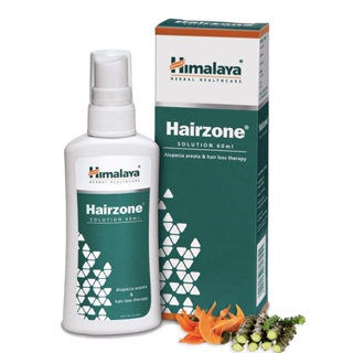 Himalaya Hairzone solution spray 60 ml. สเปรย์ลดอาการผมร่วง
