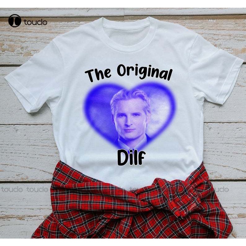 เสื้อวินเทจชาย-เสื้อคาร์ไลล์คัลเลนใหม่ดิลฟ์ต้นฉบับ-dilf-carlisle-cullen-เสื้อเชิ้ตทไวไลท์-saga-เสื้อทีเชิ้ต-unisex