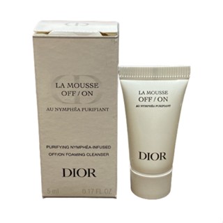 Dior  LA MOUSSE OFF/ON FOAMING CLEANSER โฟมล้างหน้า 5 ml