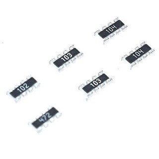 10pcs 0603  8P4R 2*4P Network Resistor SMD array  1R ~ 1K 102 Ohm