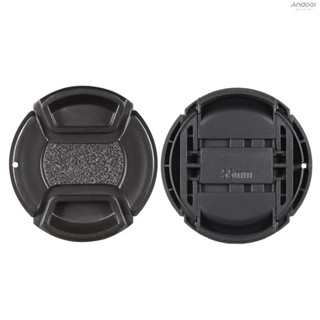 55mm Center Pinch Snap-on Lens Cap Cover Keeper Holder for    Olympus DSLR Camera Camcorder