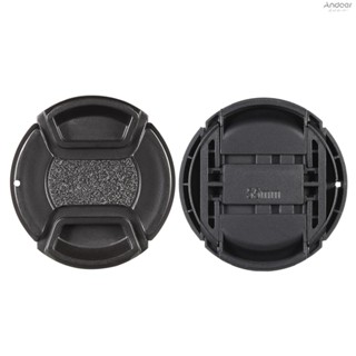 55mm Center Pinch Snap-on Lens Cap Cover Keeper Holder for    Olympus DSLR Camera Camcorder