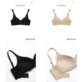 Sabina ซาบีน่า เสื้อชั้นใน รหัส SBXD7201  Invisible Wire (ไม่มีโครง) รุ่น Perfect Bra