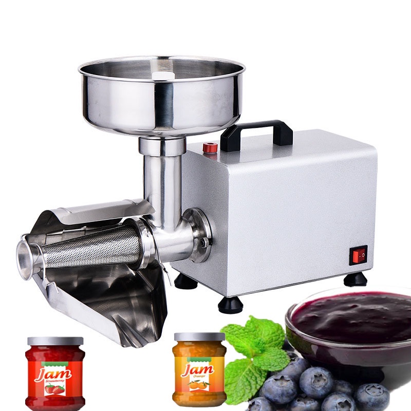 110V 220V Electric Tomato Fruit Juice Extractor Milling Mango Jam Press