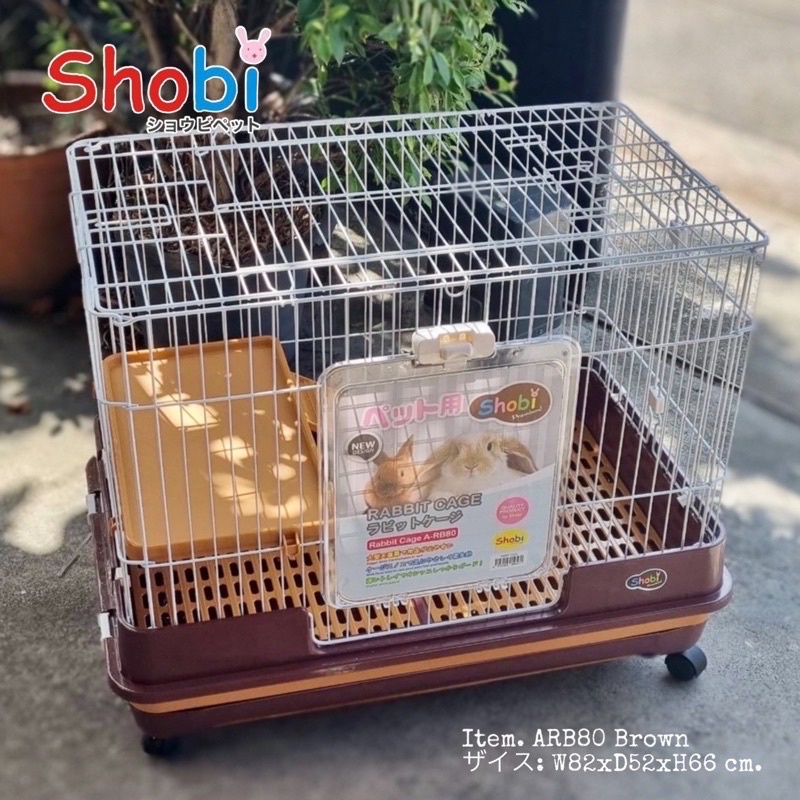 กรงโชบิ Shobi A-RB80 กรงกระต่าย เฟอเรท แพรี่ด็อก กรงมีลิ้นชัก | Shopee ...