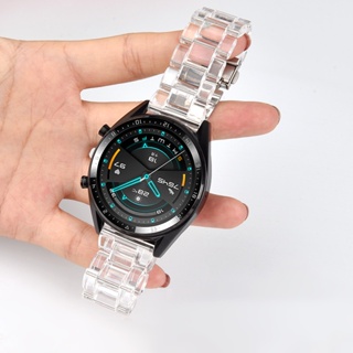 สายนาฬิกาข้อมือเรซิ่น สําหรับ Samsung Galaxy Watch 46 มม. Active 2 Huawei Watch 2