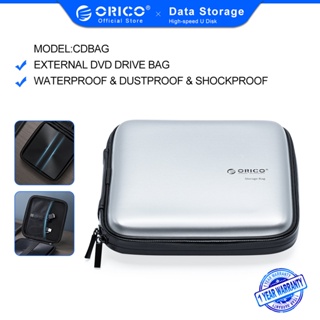 สินค้า Orico กระเป๋าเคส EVA แข็ง แบบพกพา สําหรับใส่จัดเก็บฮาร์ดไดรฟ์ภายนอก USB CD DVD (CDBAG)