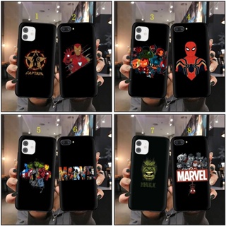 เคสโทรศัพท์มือถือนิ่ม พิมพ์ลาย Marvel Avengers สําหรับ iPhone 5 5S SE 2020 6 6S 7 8 Plus 25TIC
