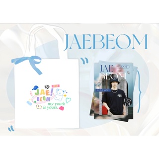 Eco bag กระเป๋าผ้าผูกโบว์  JAEBEOM (เจบี got7)