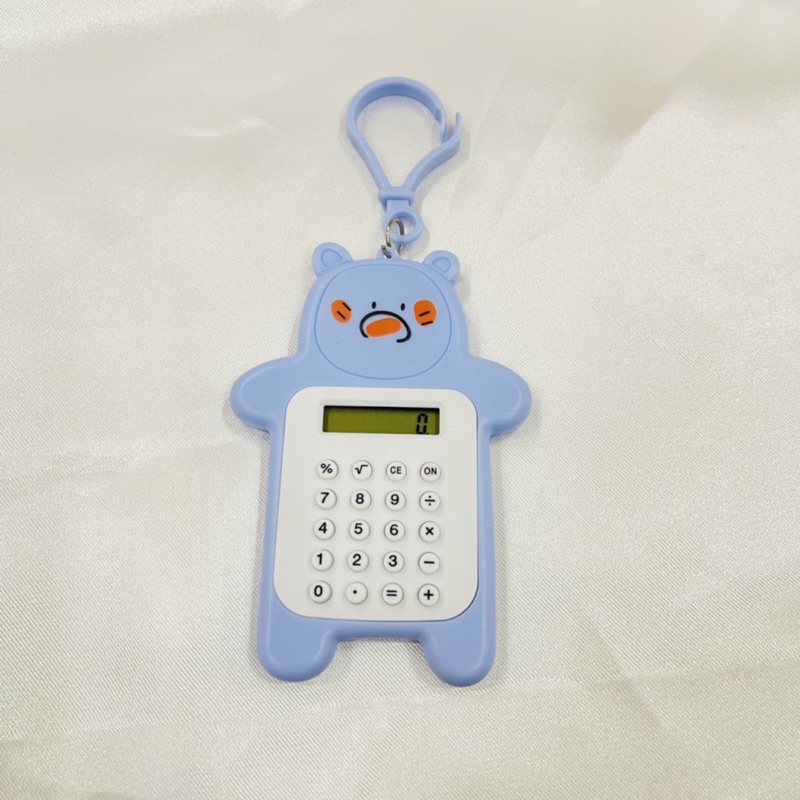 มินิเครื่องคิดเลขน้องหมีน่ารัก-ขนาดพกพา-calculator-เครื่องคิดเลข-8-หลัก