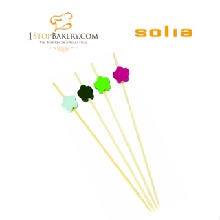 Solia VO11750 Flower Skewers 4 Colours 120 mm, 500pcs. สีชมพู ราคา 850 บาท