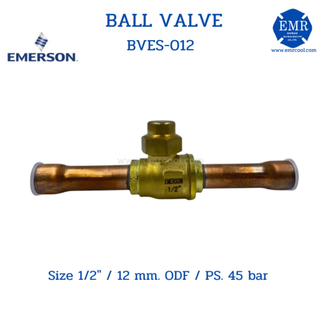 EMERSON (อิเมอร์สัน) บอลวาวล์ BALL VALVE BVES-012 | Shopee Thailand