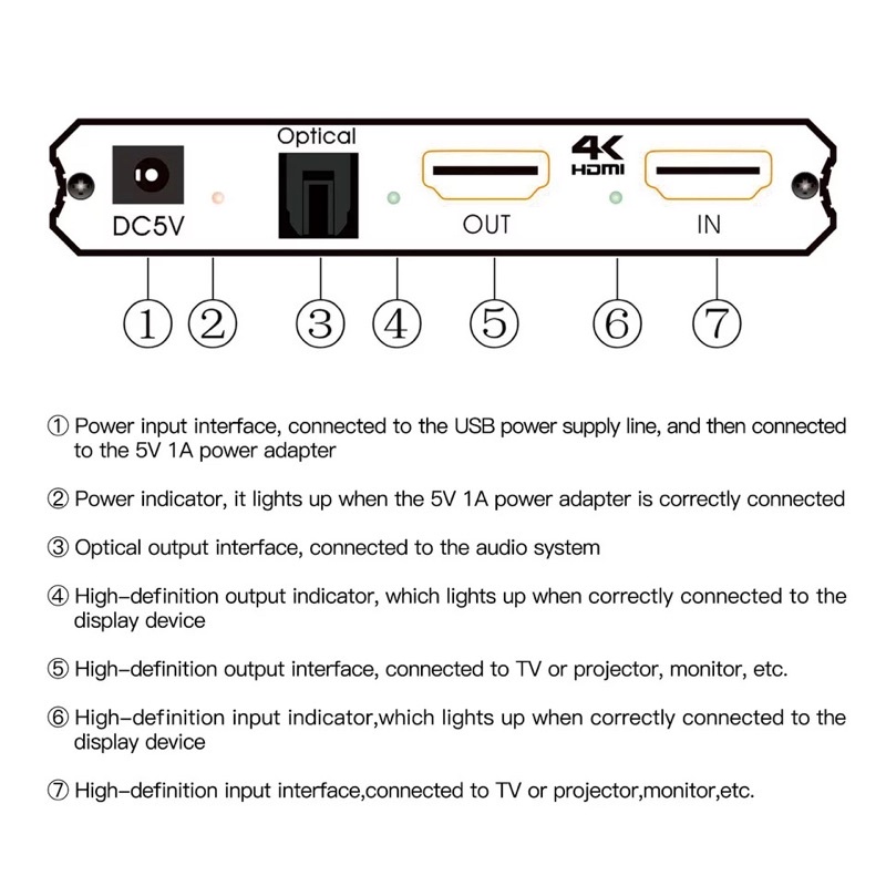 4k-60hz-hdmi-2-0-audio-extractor-สนับสนุน-r-l-เอาต์พุต-volume-control-yuv-4-4-4-hdr-hdmi-audio-extractor-hdcp-2-2