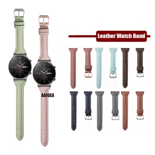 สายนาฬิกาข้อมือหนังแท้ แบบบาง 20 มม. 22 มม. สําหรับ Huawei Watch GT4 GT3 SE GT2 Pro 42 มม. 46 มม. GT 2 2e 3 4
