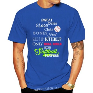 เสื้อแฟชั่นผญ 2020 moda yaz T Shirt % 100% pamuk yaratıcı grafik trendleri gerçek kızlar olmak softbol oyuncu T Shirt he