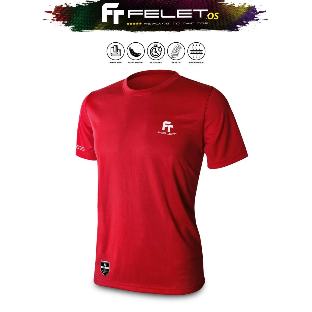 felet-h-55-เสื้อเชิ้ตแบดมินตัน-แบบเรียบ-สําหรับทุกเพศ