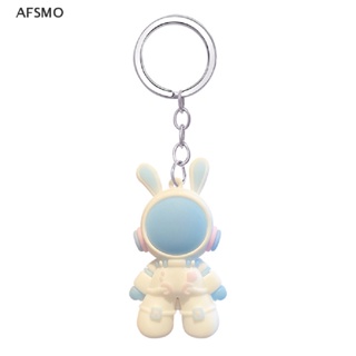 [AFSMO] ขายดี พวงกุญแจ จี้การ์ตูนนักบินอวกาศ กาวนุ่ม น่ารัก สําหรับรถยนต์ 1 ชิ้น