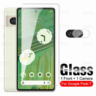 For Google Pixel 7 Glass 2To1 Camera Tempered Glass Gogle Googl Pixel7 6.32" GQML3 GVU6C Screen Protector Cover Protective Film