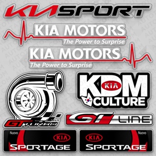 สติกเกอร์ไวนิล ลาย Kia Sportage KDM GT Line สําหรับติดตกแต่งรถยนต์