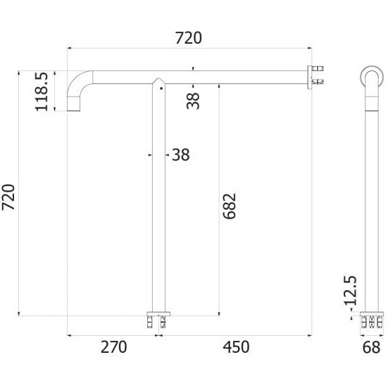 30-09-vrh-fbvhc-t793as-ราวทรงตัวสแตนเลส-เส้นผ่านศูนย์กลาง-38มม-ขนาด720x720มม