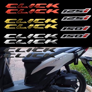 โลโก้สัญลักษณ์ Honda CLICK 125i 150i 3D สําหรับรถจักรยานยนต์ Honda